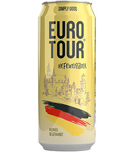 Пиво Eurotour светлое н/ф пш. 0.5 л